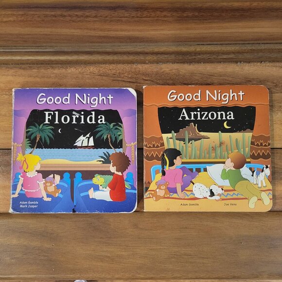 GOODNIGHT Board Books- Beach,Pirate Ship,Florida,Florida Keys,Arizona, Chicago - Picture 4 of 10